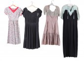 (4) 1940's dresses to include