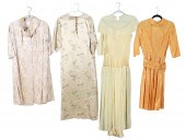 (4) 1940's/50's dresses to inc