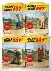 (4) 1965 JAMES BOND 007 FIGURE