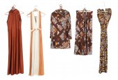 (4) 1970 Jumpsuits, dresses, e