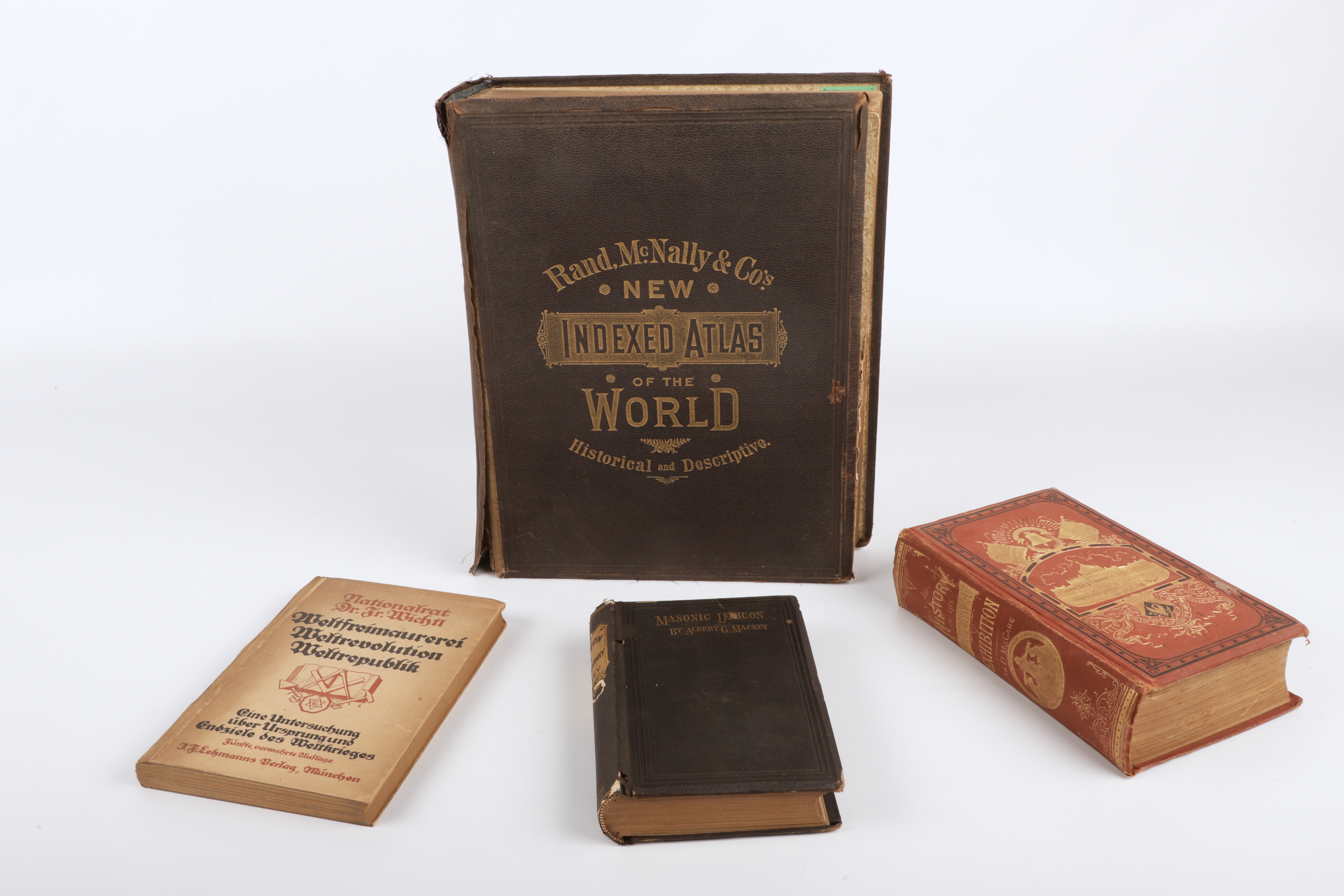 (4) 19th C books incl. Masonic