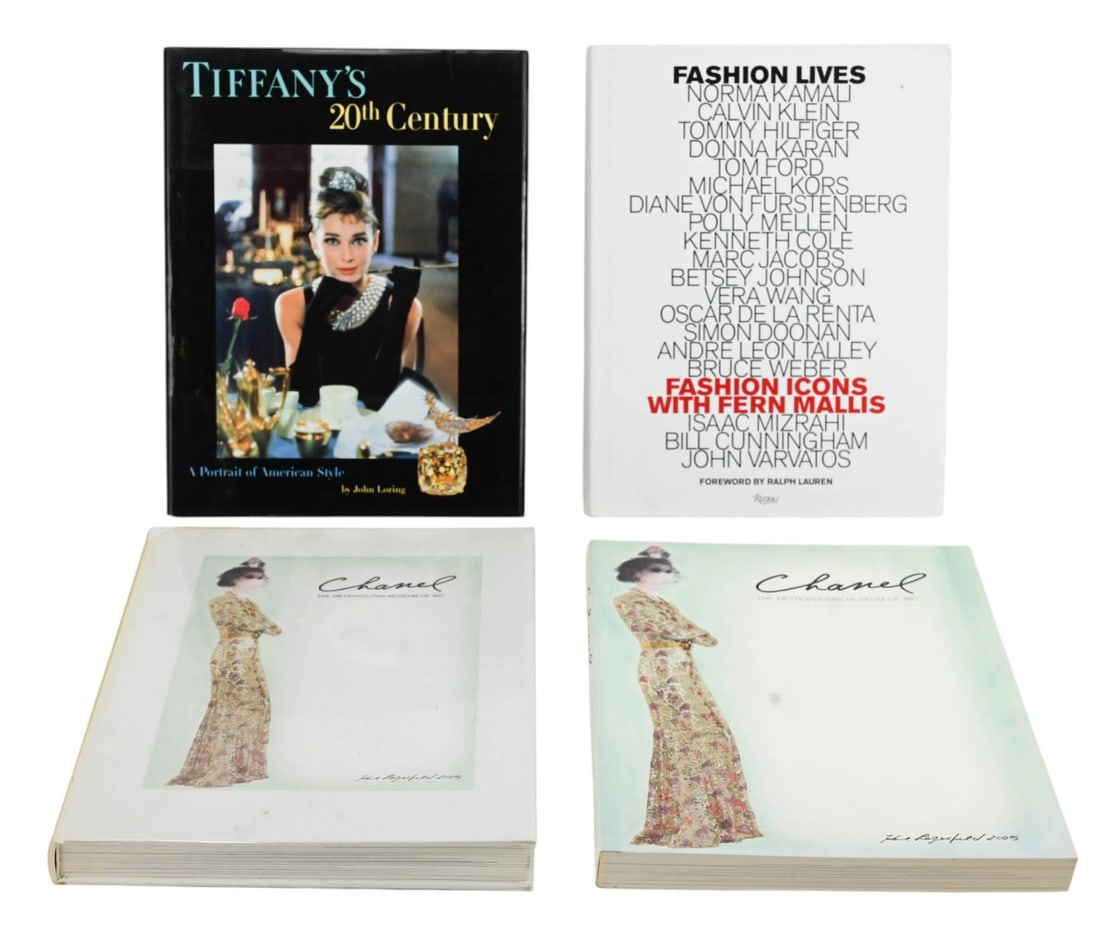 4 20TH C FASHION COFFEE TABLE BOOKS