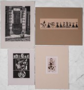 (4) 20th C prints, Alfred Bend