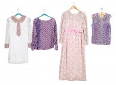 (4) 60's/70's sequined and bea