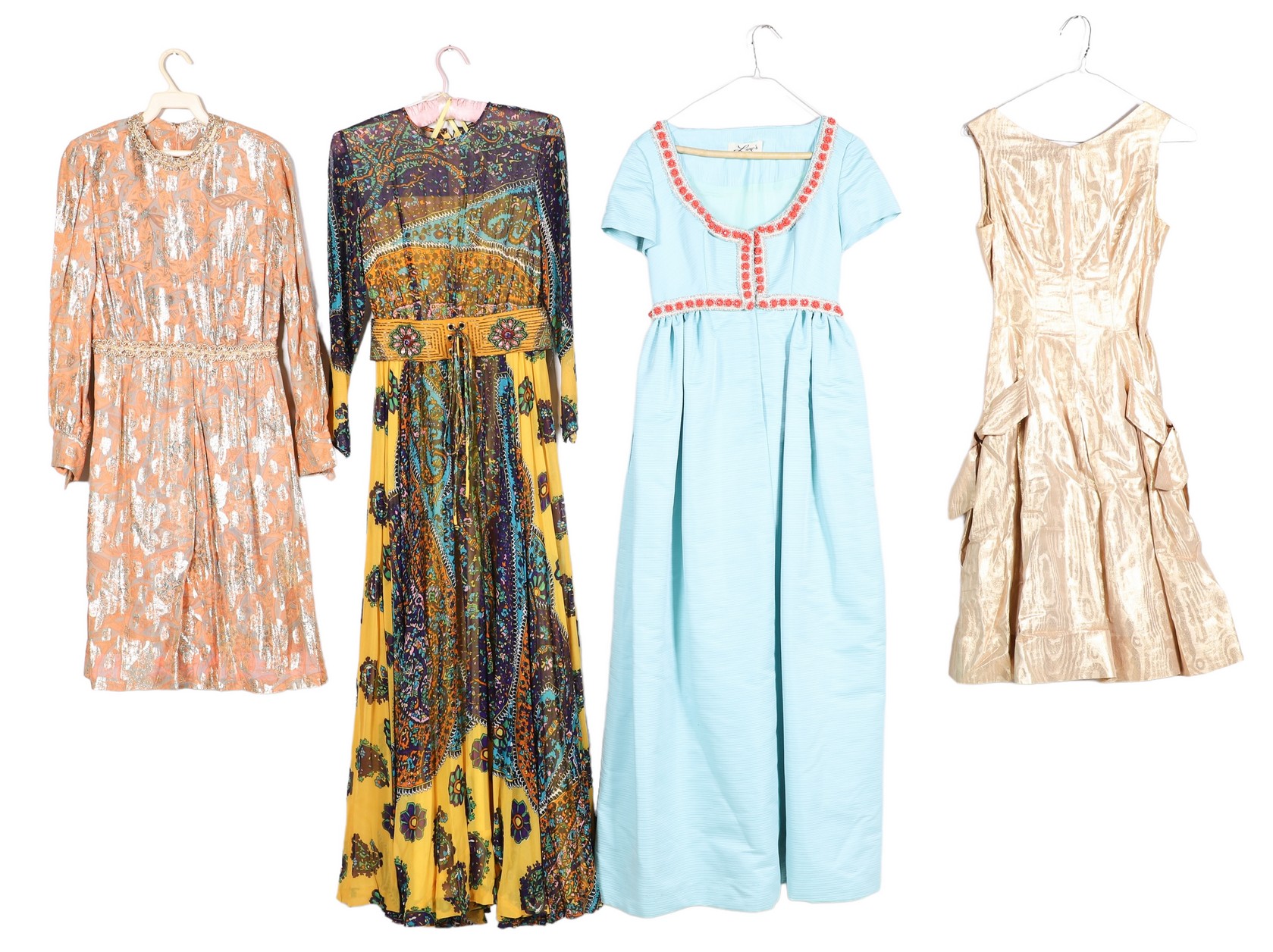 (4) 60's/70's special dresses to