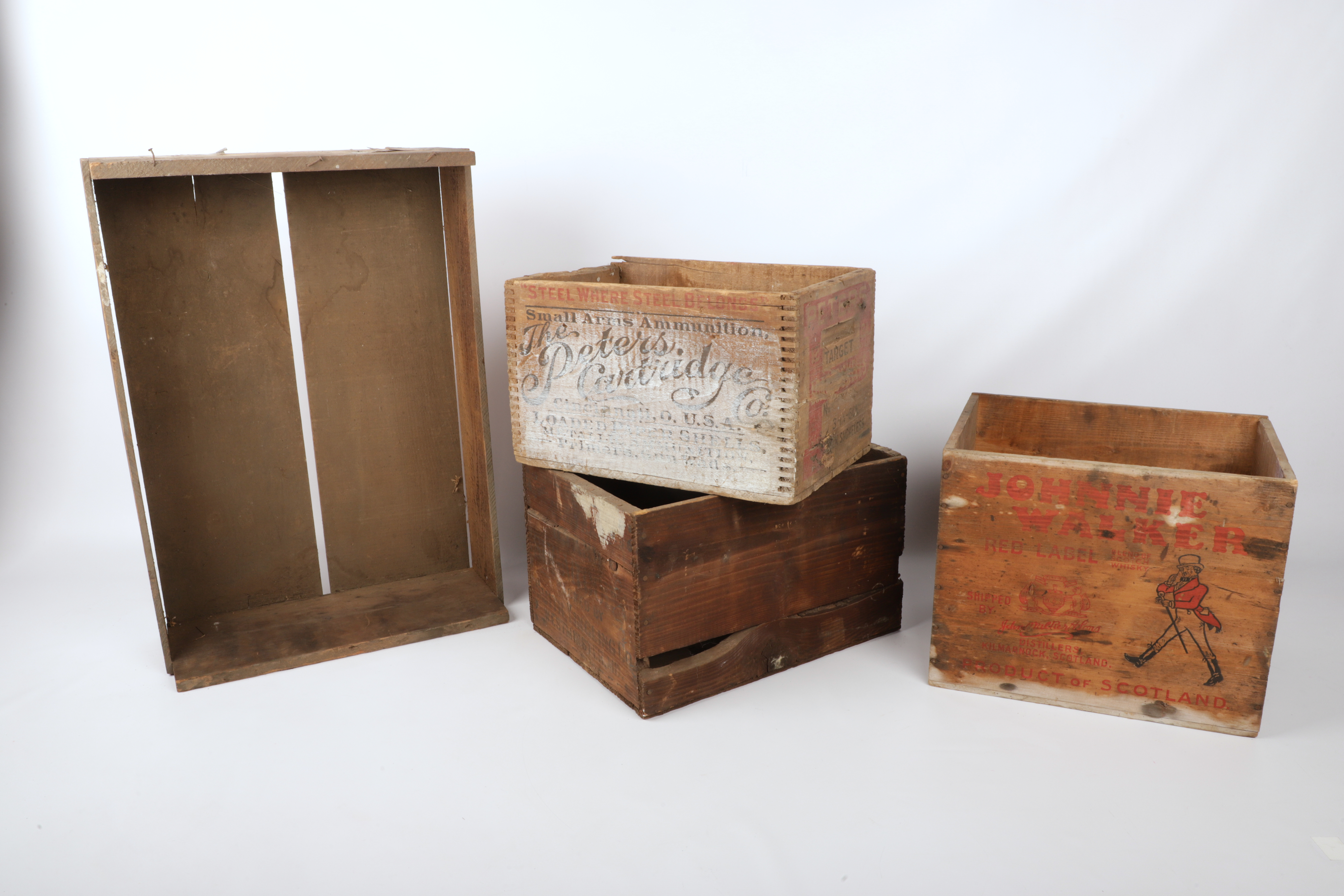 (4) Advertising crates, c/o Smith