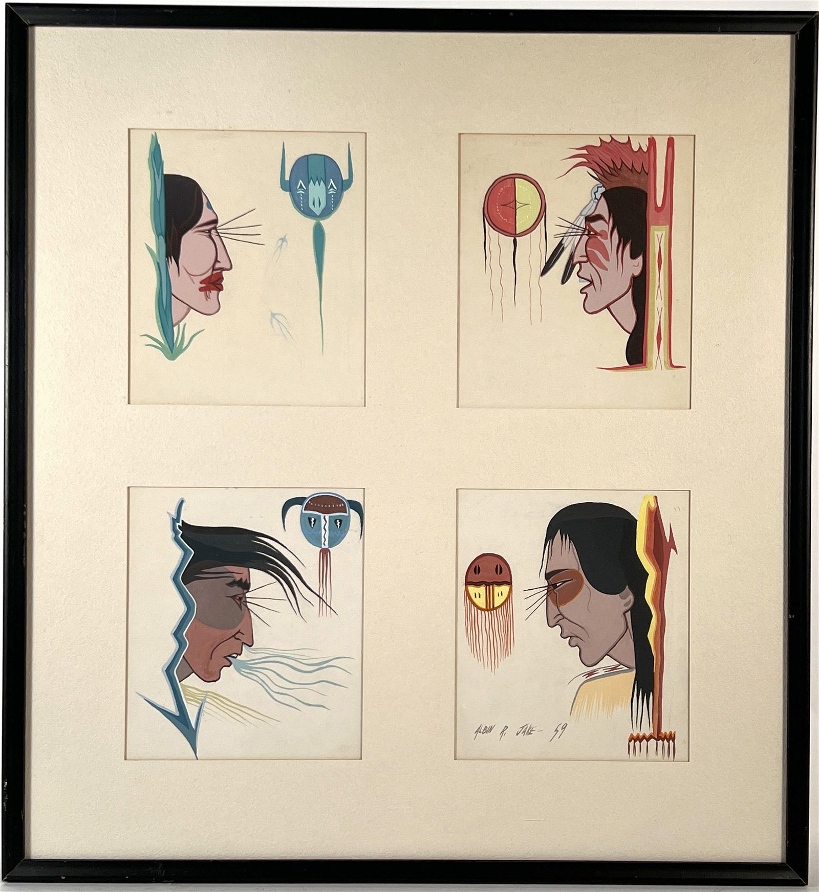 4 ALBIN R. JAKE NATIVE AMERICAN