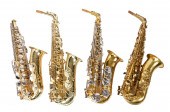 (4) Alto saxophones, c/o Buffe