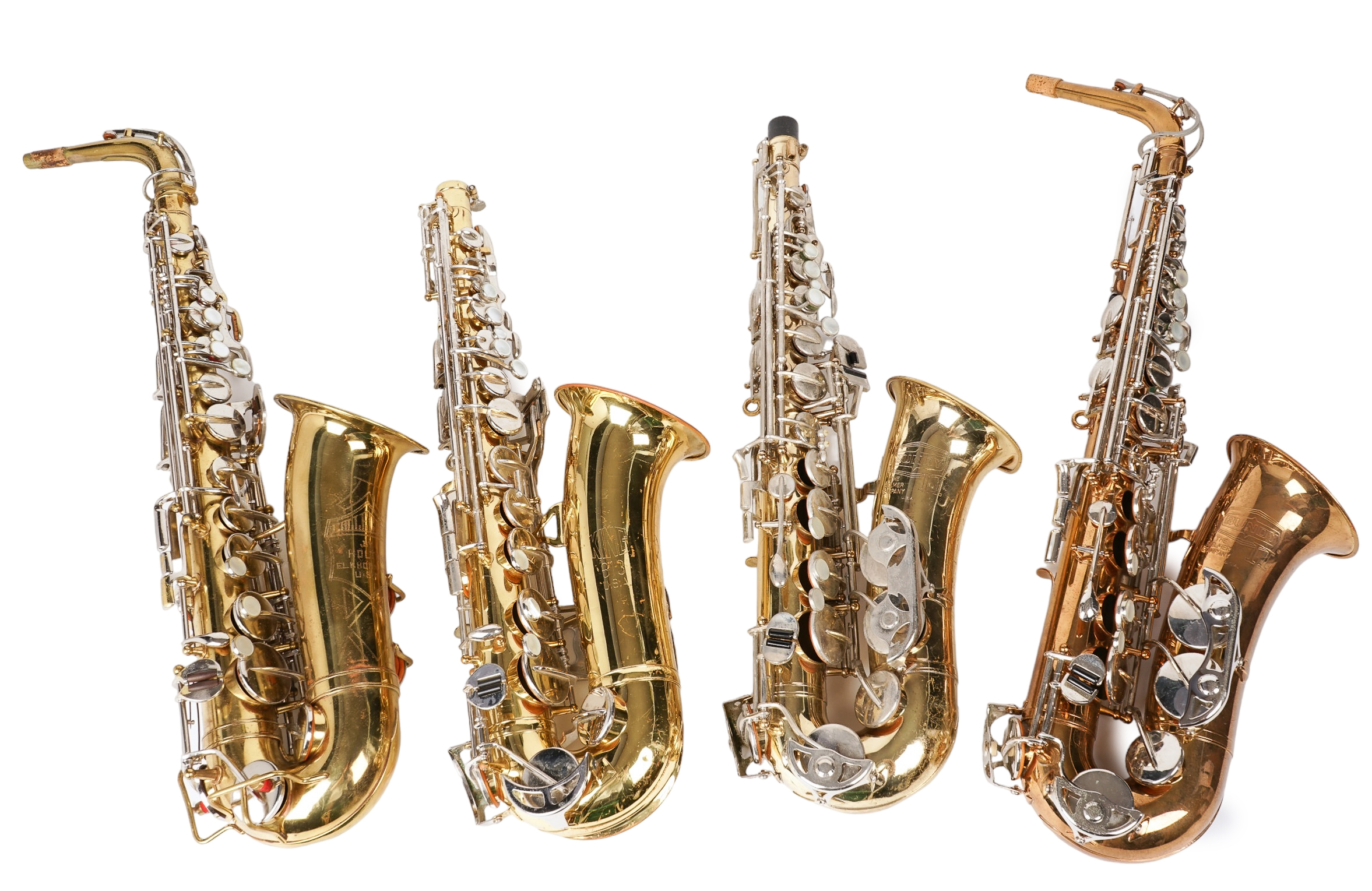 (4) Alto saxophones, c/o Bundy II