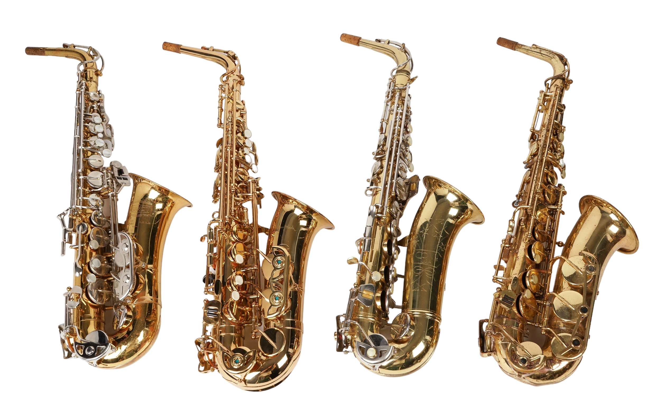 (4) Alto saxophones, c/o Bundy II