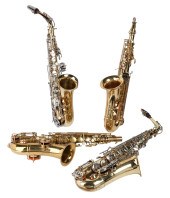 (4) Alto saxophones, c/o Bundy