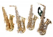 (4) Alto saxophones, c/o Kohle