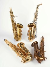 (4) Alto saxophones, c/o Marti