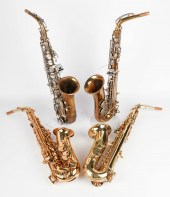 (4) Alto saxophones, c/o Weima