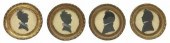 (4) AMERICAN HOLLOW-CUT SILHOU