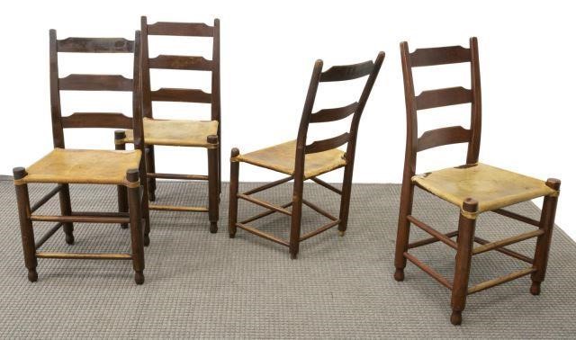 (4) AMERICAN LADDERBACK CHAIRS