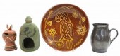 (4) AMERICAN REDWARE POTTERY C