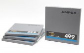 4 AMPEX MASTERING AUDIO TAPES: