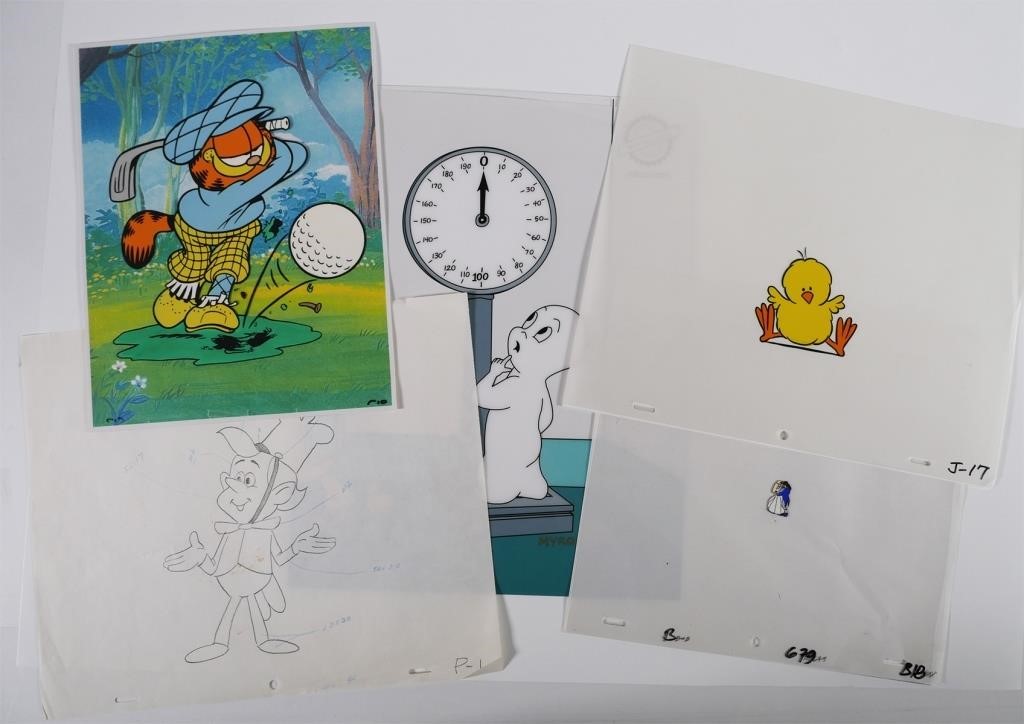 (4) ANIMATION ART SERICELS &