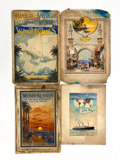 (4) ANTIQUE CRUISE LINE POSTER