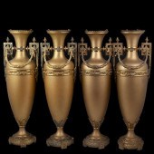(4) ANTIQUE FRENCH MIXED METAL
