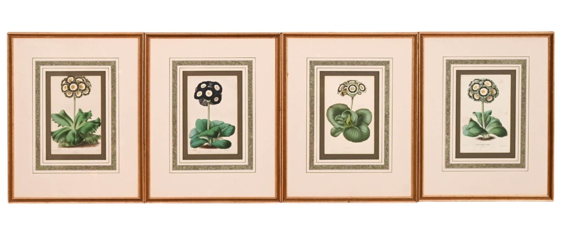 4 ANTIQUE JAS. ANDREWS FRAMED