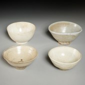 (4) ANTIQUE KOREAN POTTERY CHA