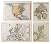(4) ANTIQUE MAPS, BONNE &AMP;