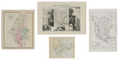 (4) ANTIQUE MAPS<br>(lot of 4)