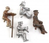 (4) ANTIQUE TOY VEHICLE DRIVER