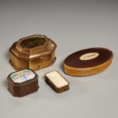 (4) ANTIQUE TRINKET AND SNUFF
