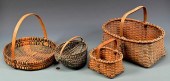 4 APPALACHIAN SPLIT OAK BASKET