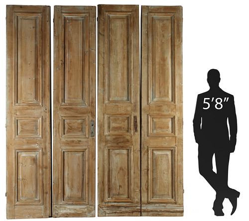 (4) ARCHITECTURAL SCRUBBED PINE