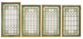 (4) ARCHITECTURAL STAINED & LE