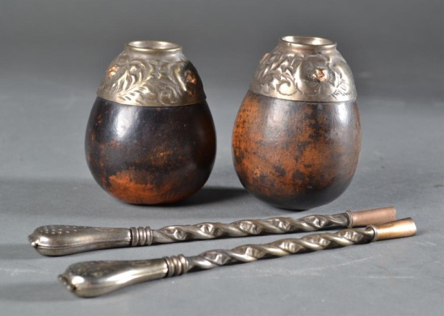 (4) Argentinian Silvered Decorative