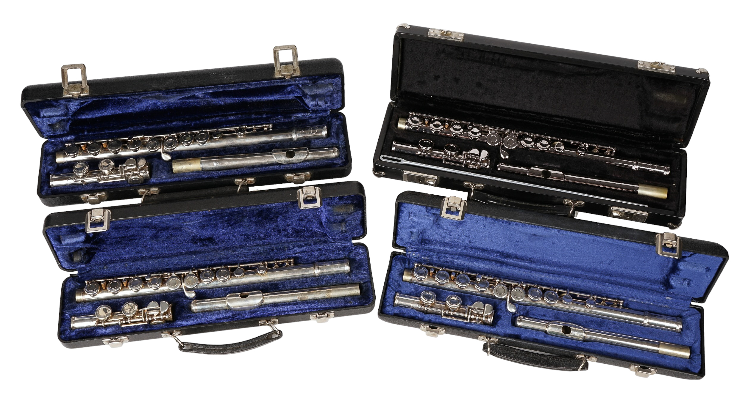 (4) Armstrong 104 flutes, c/o