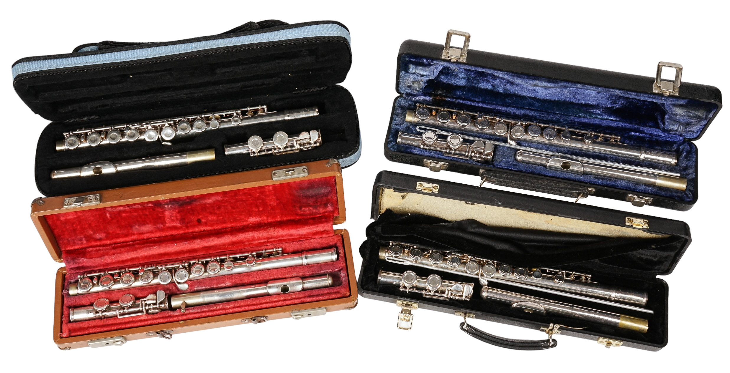 (4) Armstrong 104 flutes, c/o