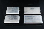 4 ART DECO STERLING SILVER CIG