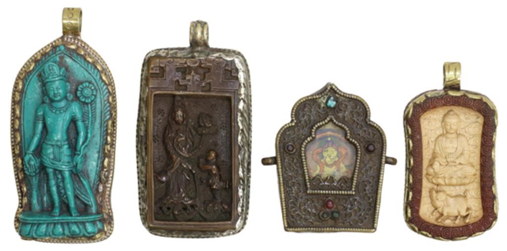 (4) ASIAN BUDDHIST AMULETS/