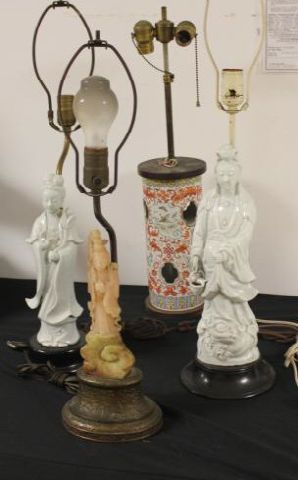 4 Asian Items Mounted as
