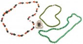 4 ASIAN JEWELRY ITEMS, INCL. J