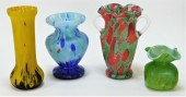 4 ASSORTED BOHEMIAN CZECH ART