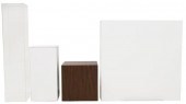 4) ASSORTED WOOD, LAMINATE, AC