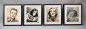 4 AUTOGRAPHED MOVIE STAR PHOTO
