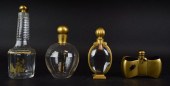 4 BACCARAT CRYSTAL PERFUME BOT