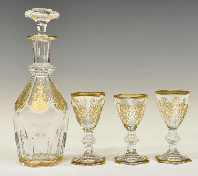 (4) BACCARAT 'EMPIRE' CRYSTAL