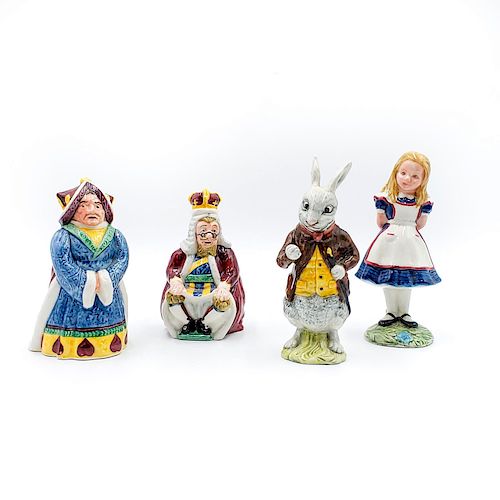 4 BESWICK ALICE IN WONDERLAND