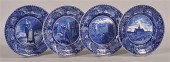 4 BLUE TRANSFER HISTORIC VIEWS