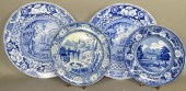4 BLUE TRANSFER STAFFORDSHIRE