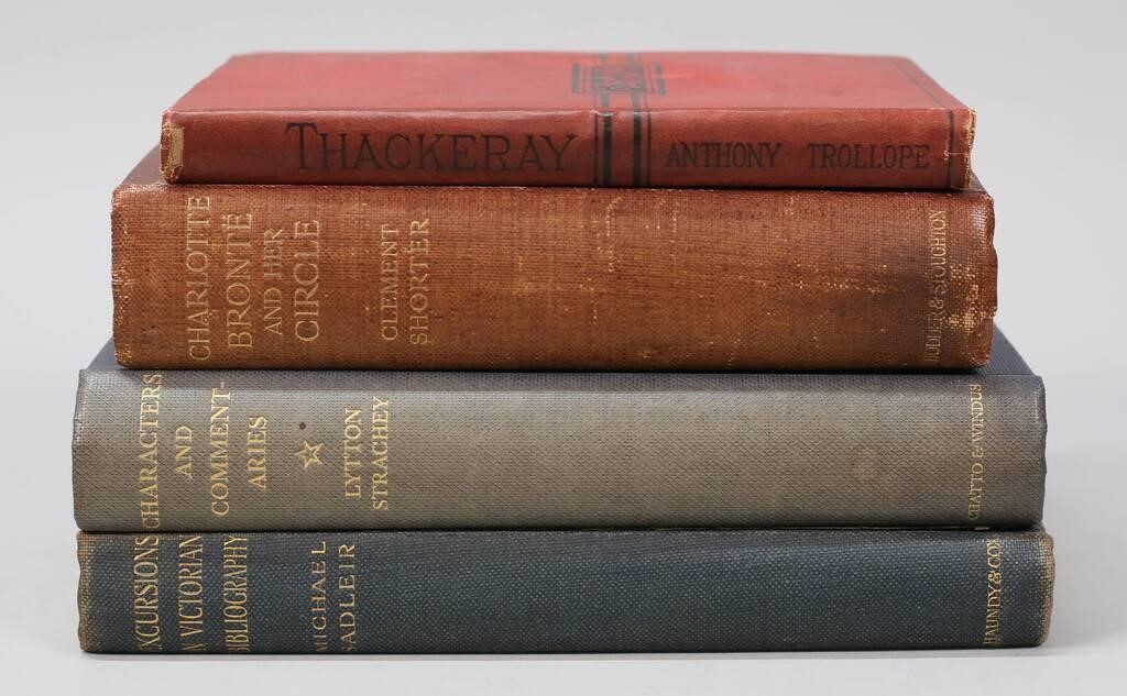 4 BOOKS STRACHEY, SADLEIR,